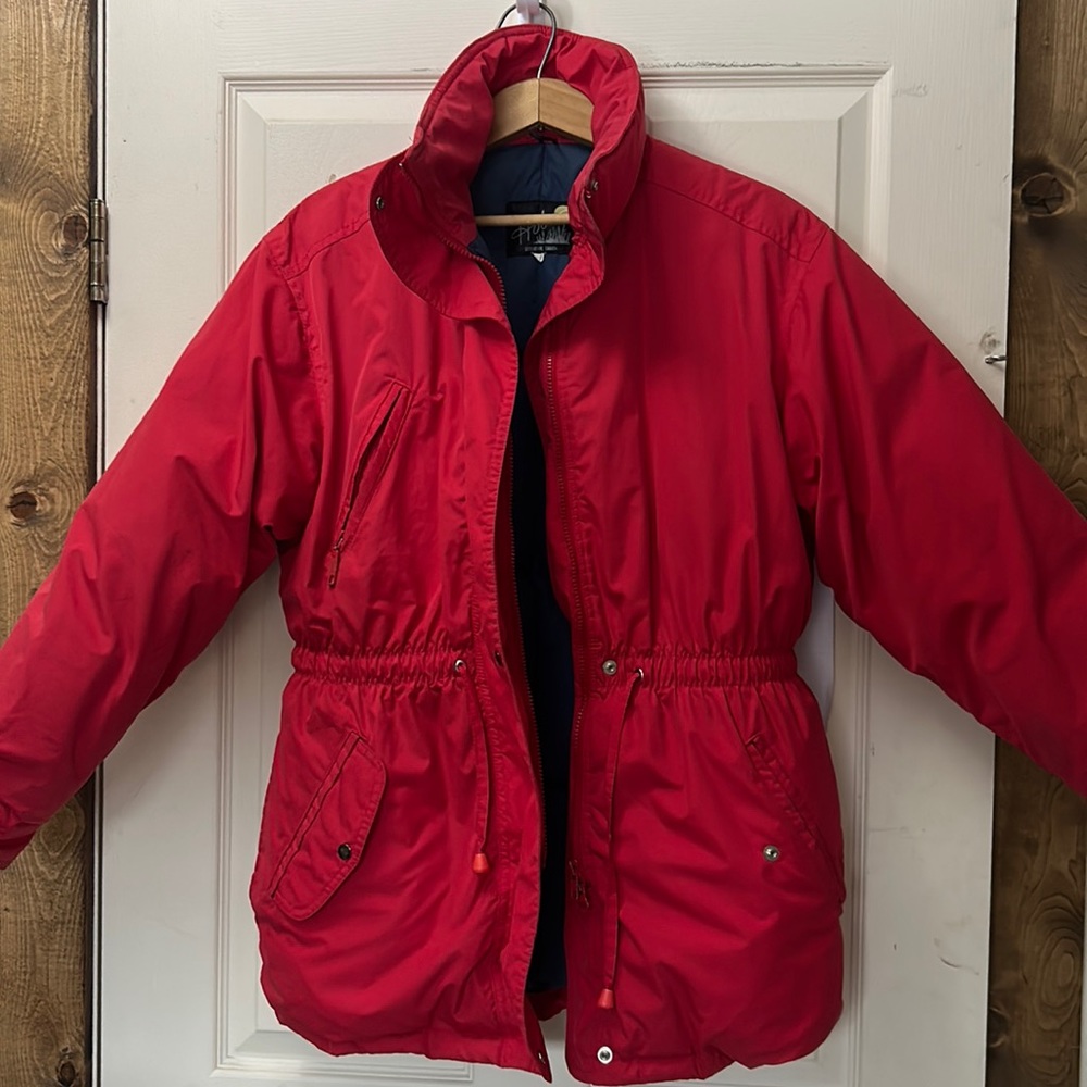 Red Winter Parka